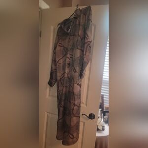 Ralph Lauren Abstract Long Sleeve Dress - Brown and Gray